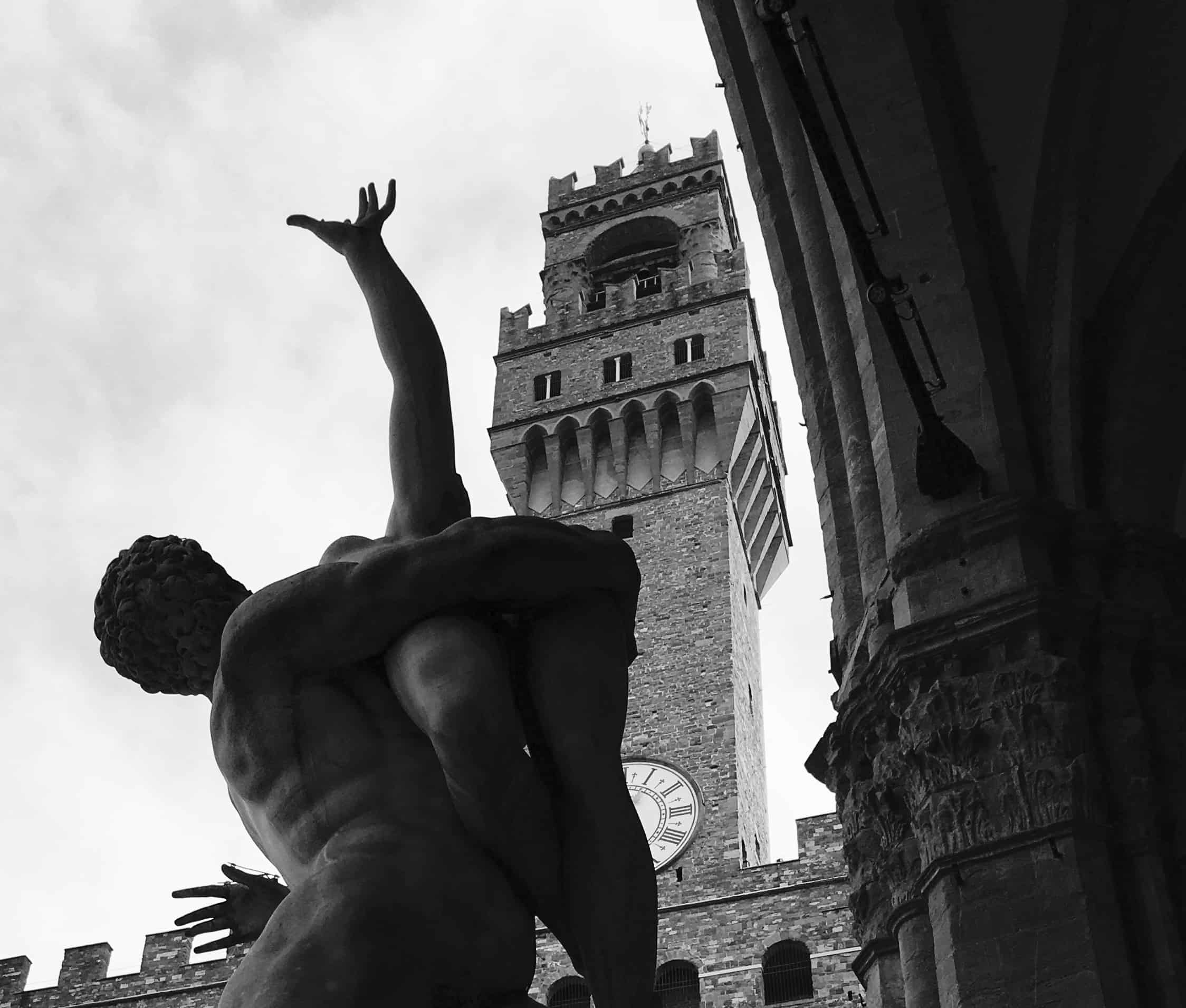 Renaissance Sculpture in Loggia Dei Lanzi, Florence