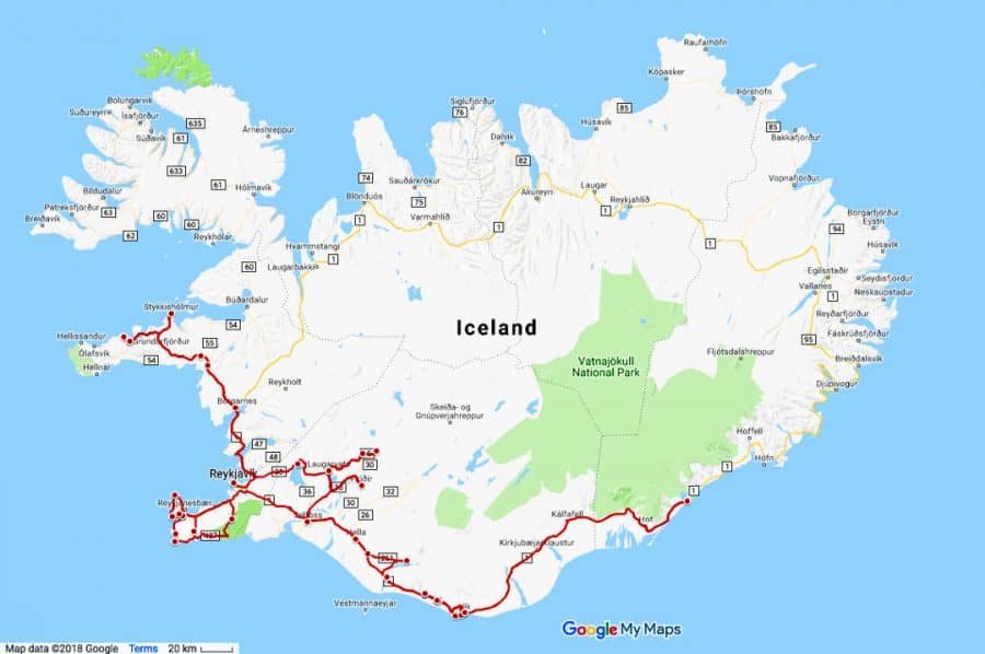 Winter Wonderland One Week SelfDrive Iceland Road Trip Itinerary