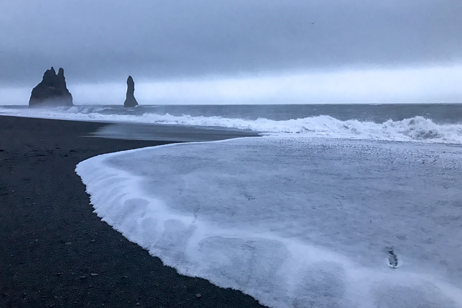 Be sure to add the black beach of Reynisfjara to your 7 day itinerary for Iceland. 