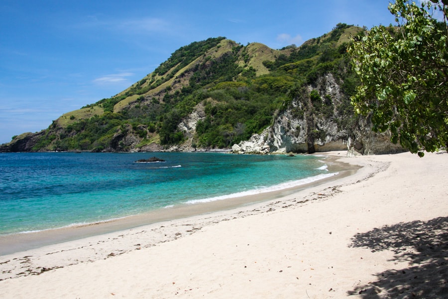 Beautiful Koka Beach, another highlight of our Flores road trip
