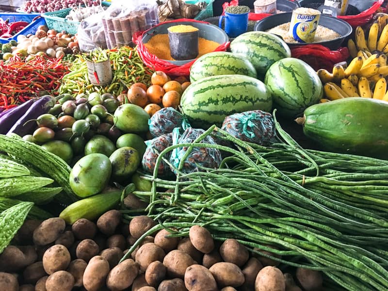 Enjoy the sheer abundance of Bajawa market on your Flores tour