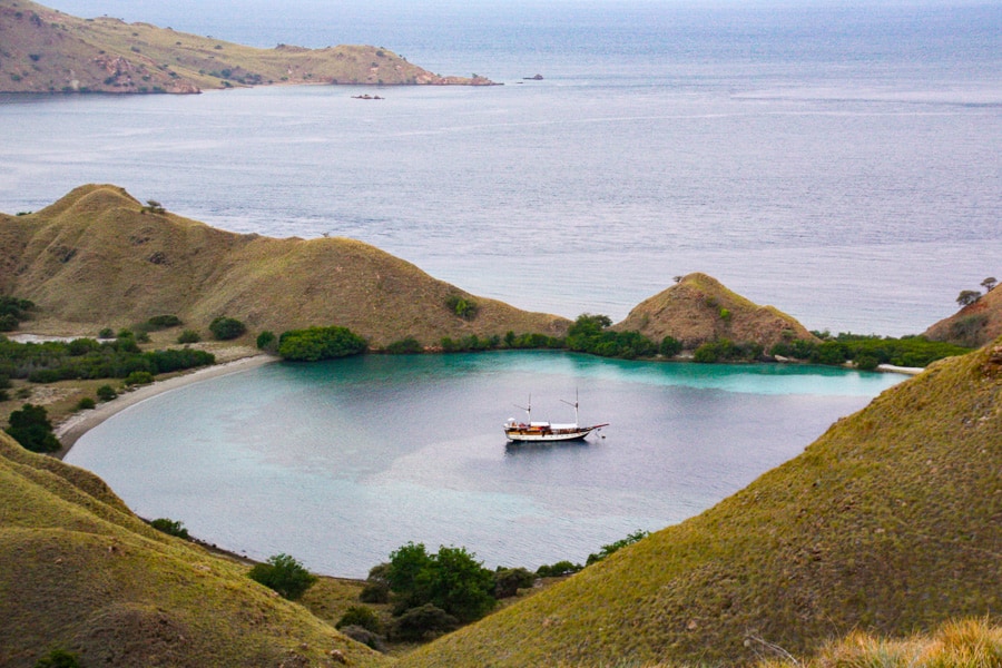 Diving Komodo – Waking up in secluded bays on our liveaboard trip.