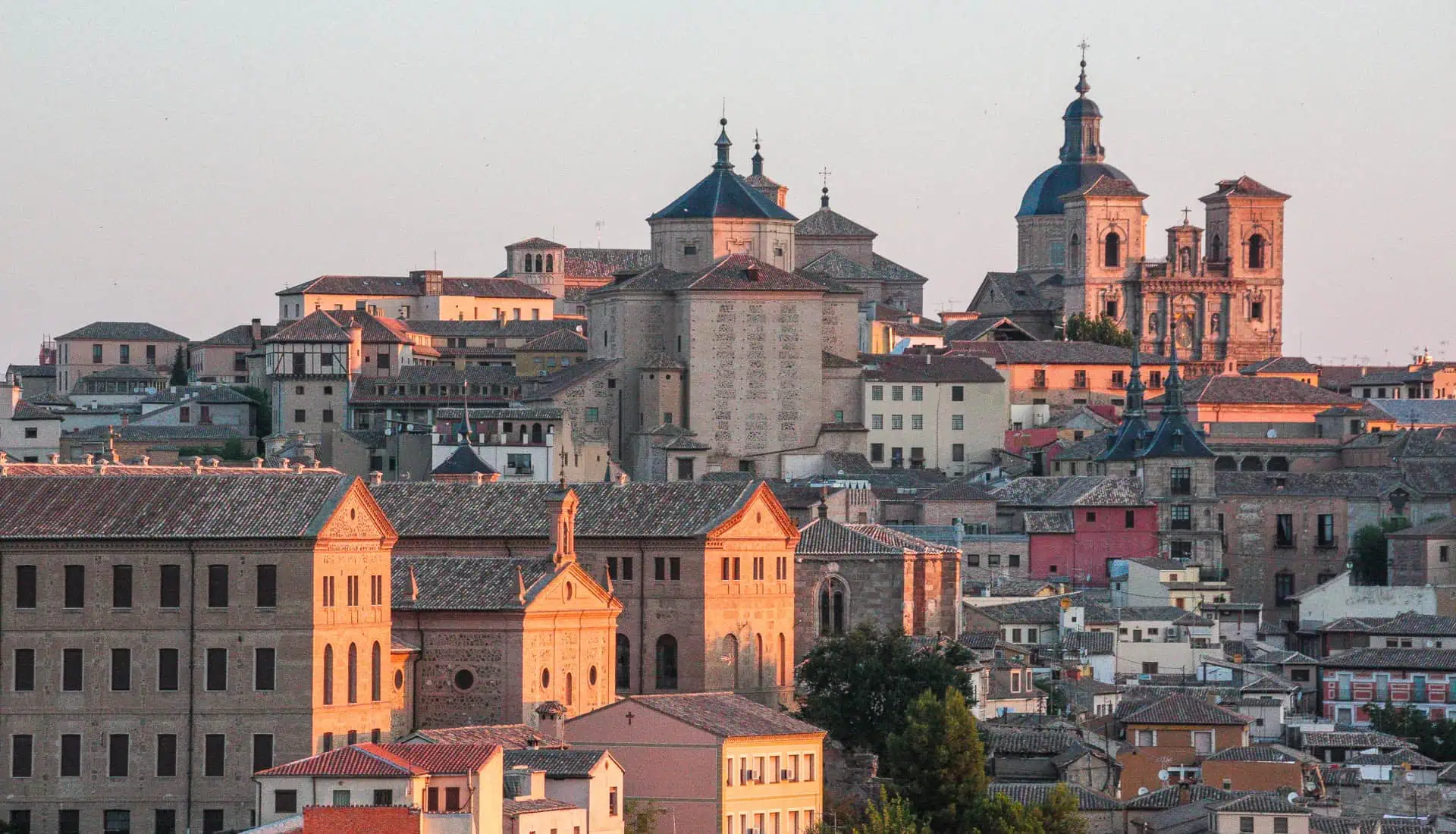 Toledo Skyline at dusk during our 2 weeks in Spain