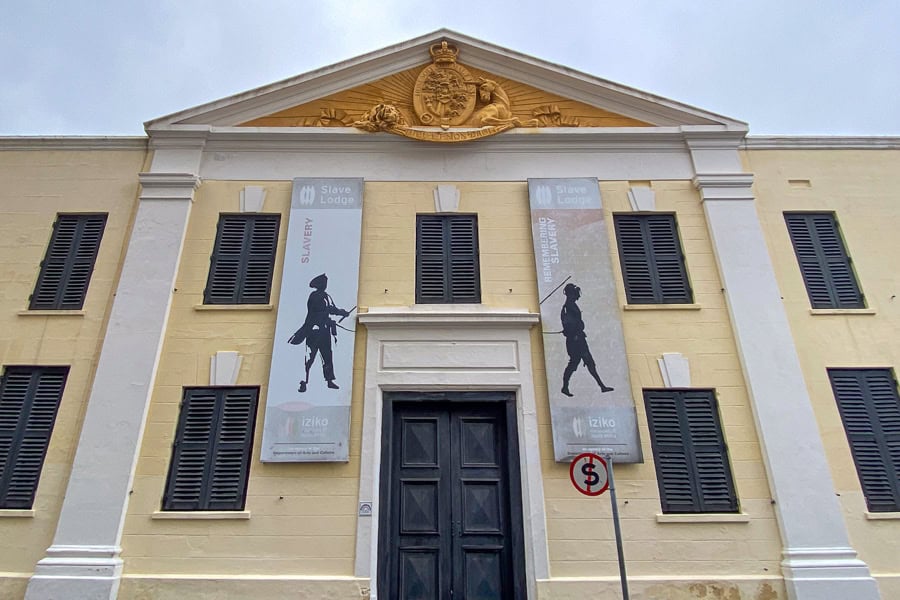 The façade of the Izko Slave Museum, a fascinating inclusion to any Cape Town itinerary.